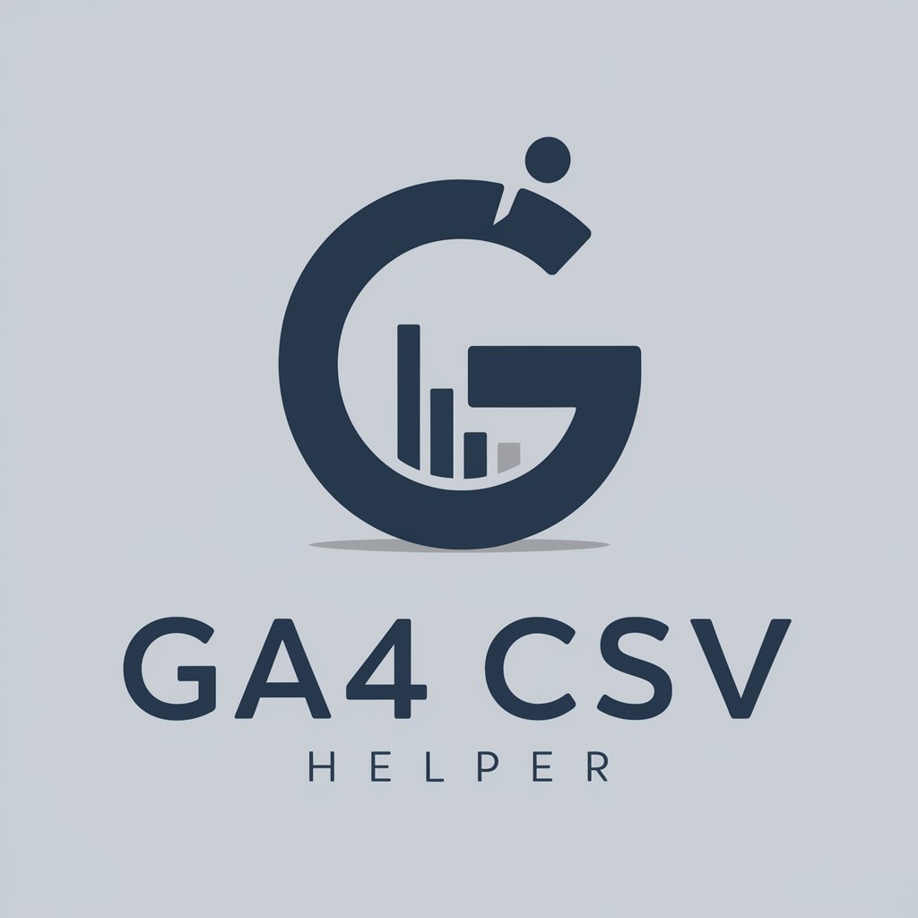 GA4 CSV Helper in GPT Store
