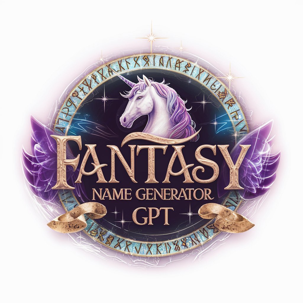 Fantasy Name Generator GPT 🦄