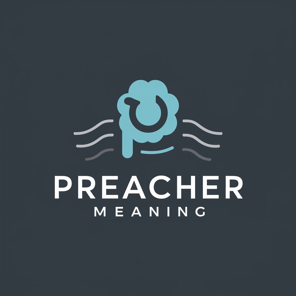 Preacher meaning?