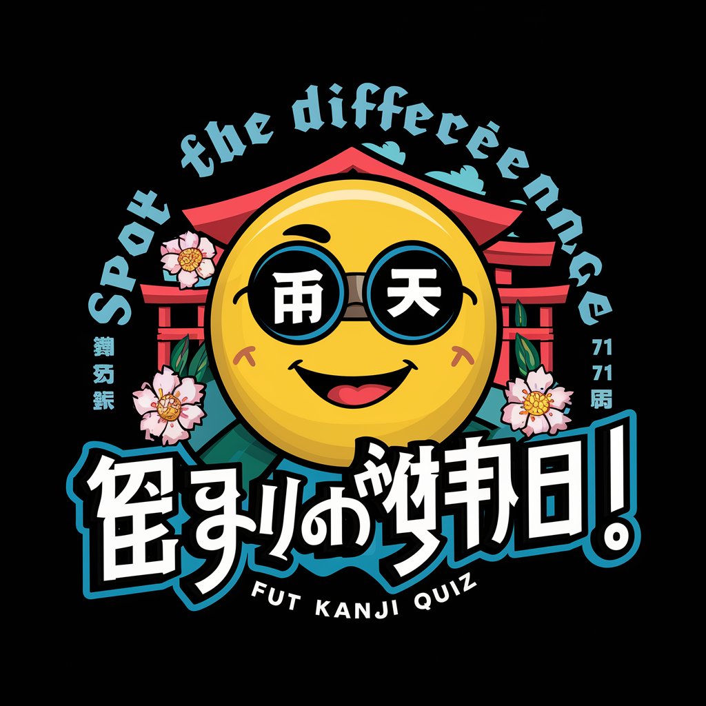 脳トレ：漢字1文字間違い探し！Find the difference in kanji in GPT Store