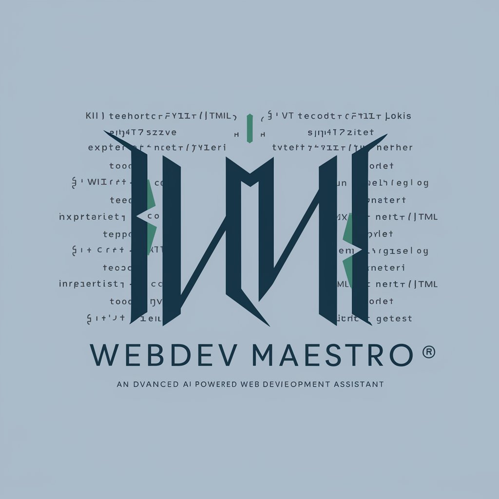 WEBDev Maestro in GPT Store