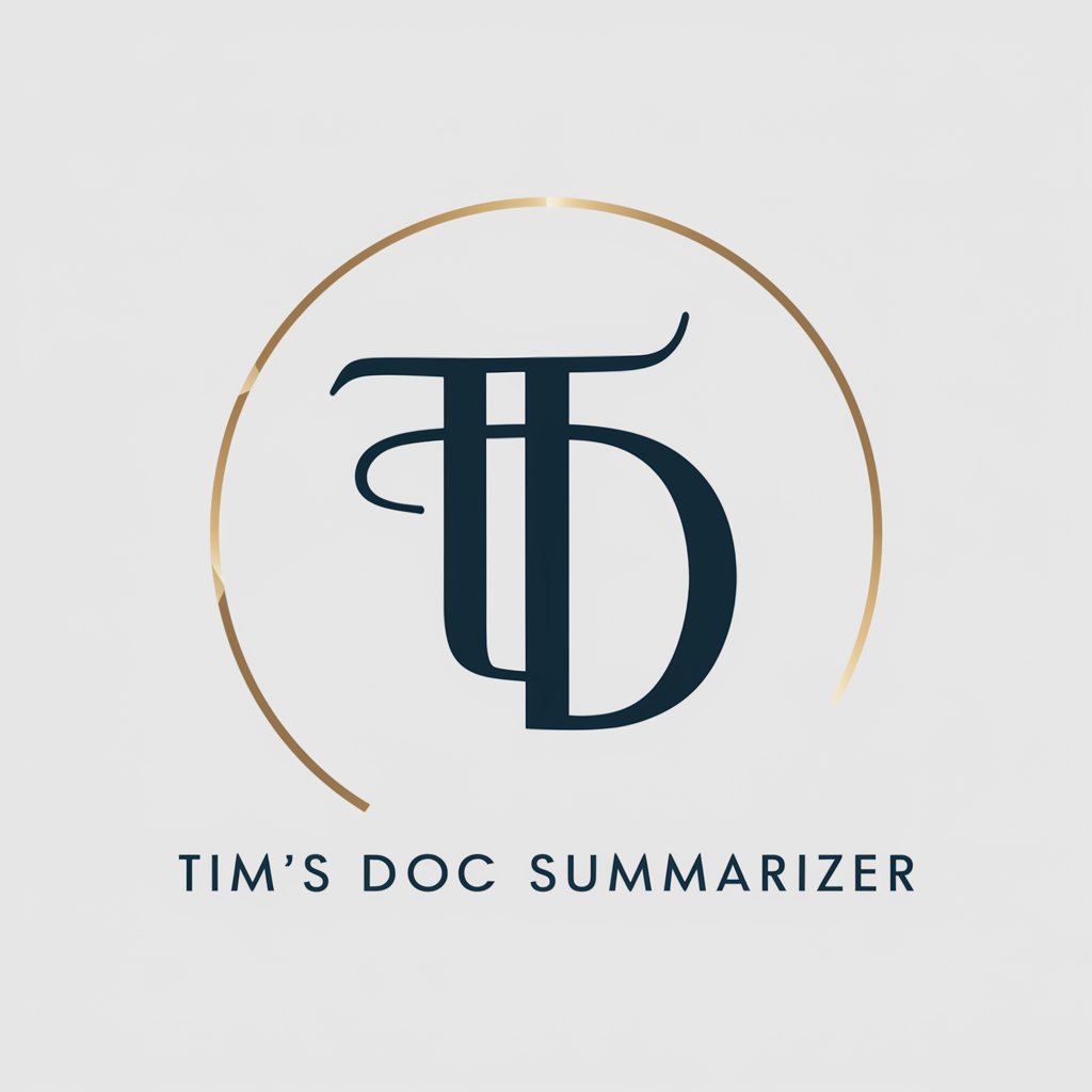 Tim's Doc Summarizer in GPT Store