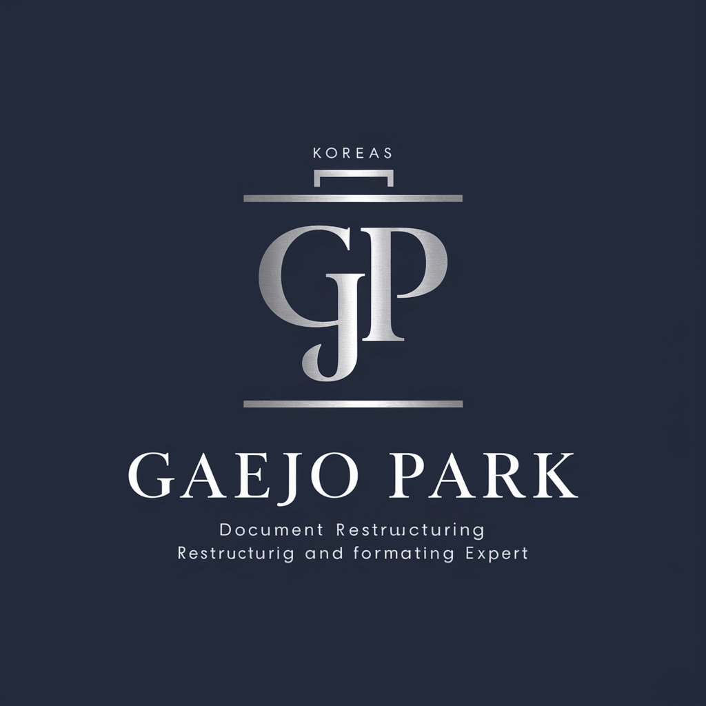 박개조(Gaejo Park), 개조식 문서 작성 및 정리 전문가