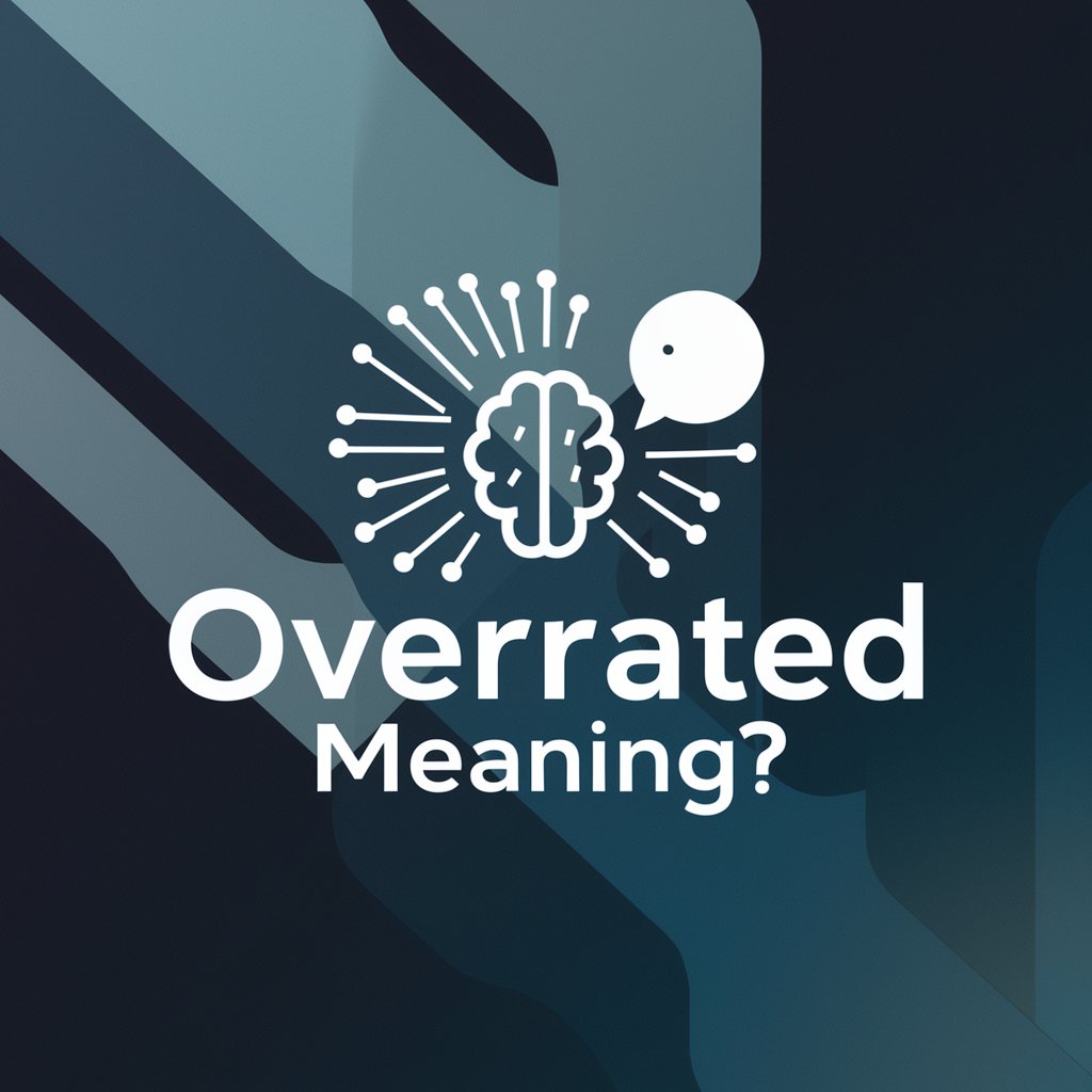 Overrated meaning?