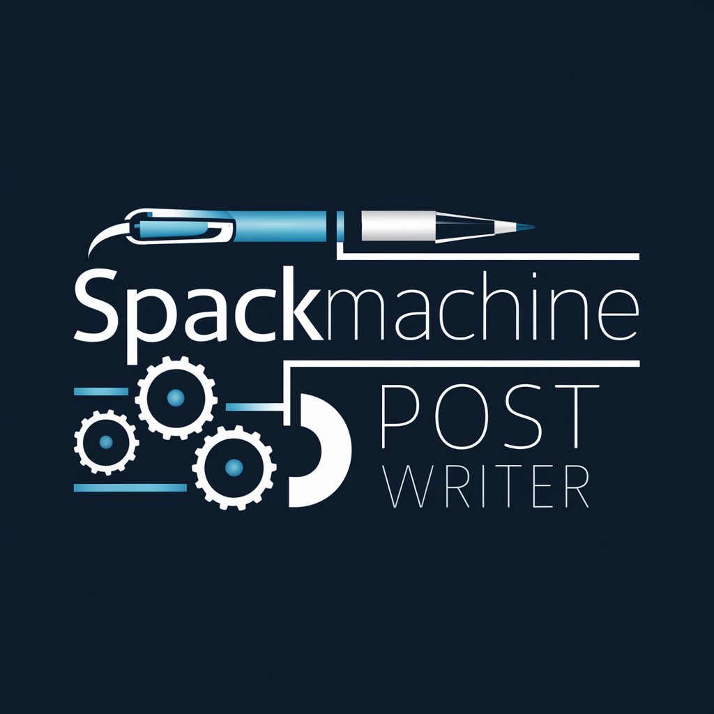 Spackmachine Post writer