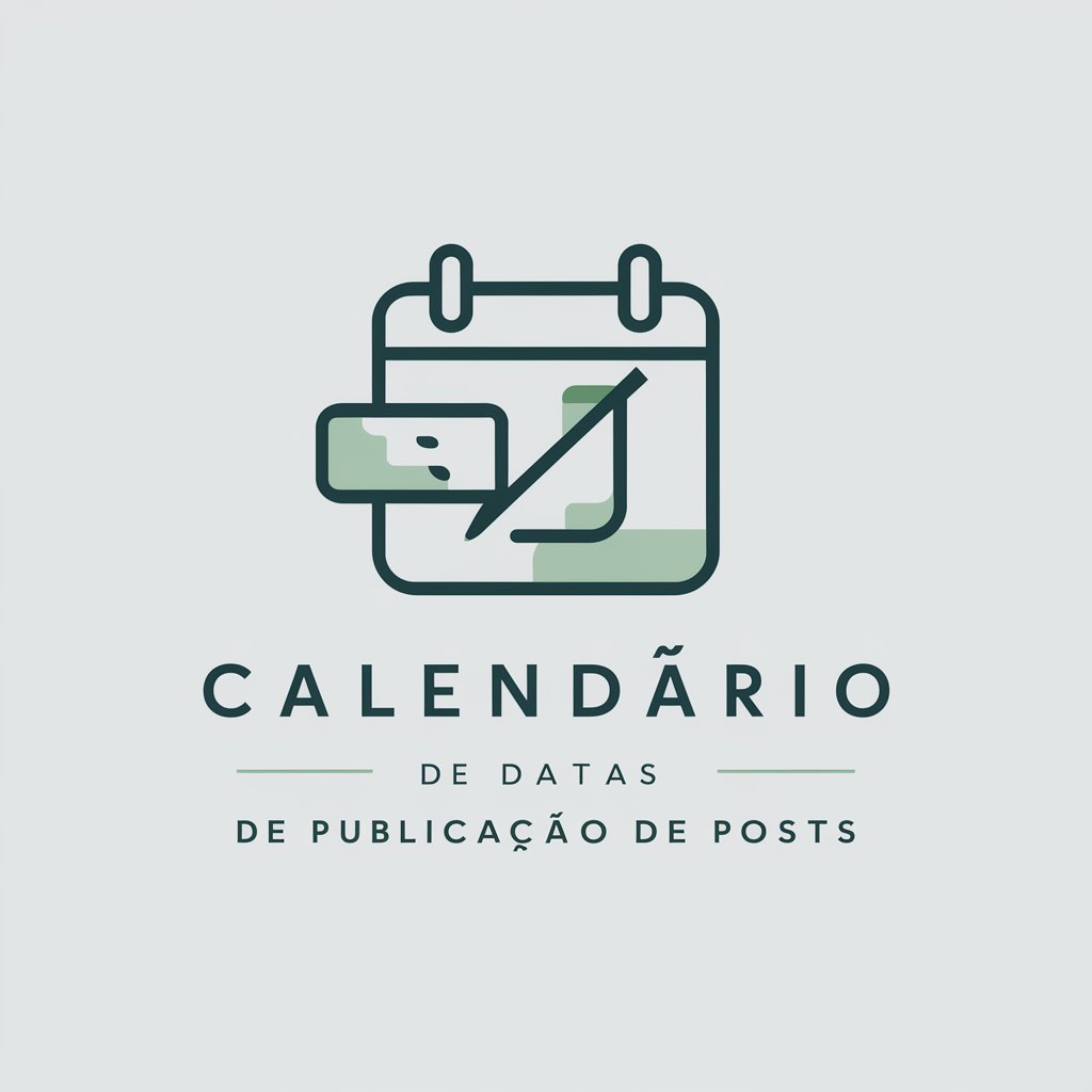 **Calendário de datas de publicação de posts**