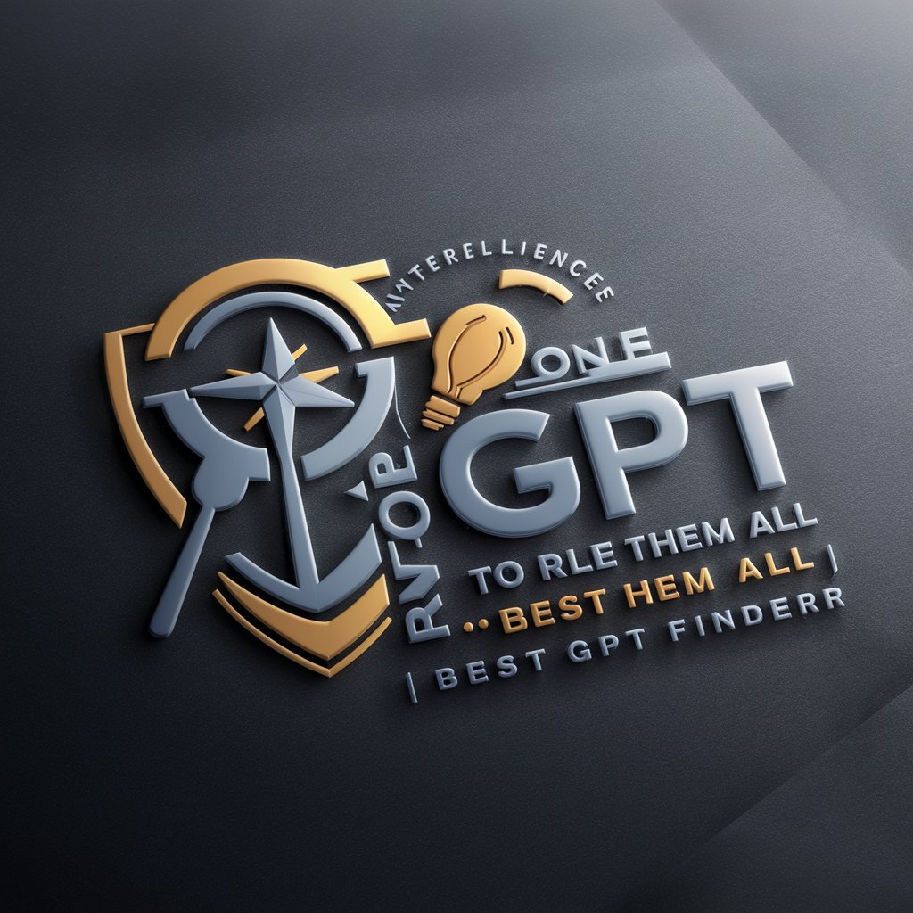 ONE GPT to Rule Them ALL | Best GPT Finder  💍 in GPT Store