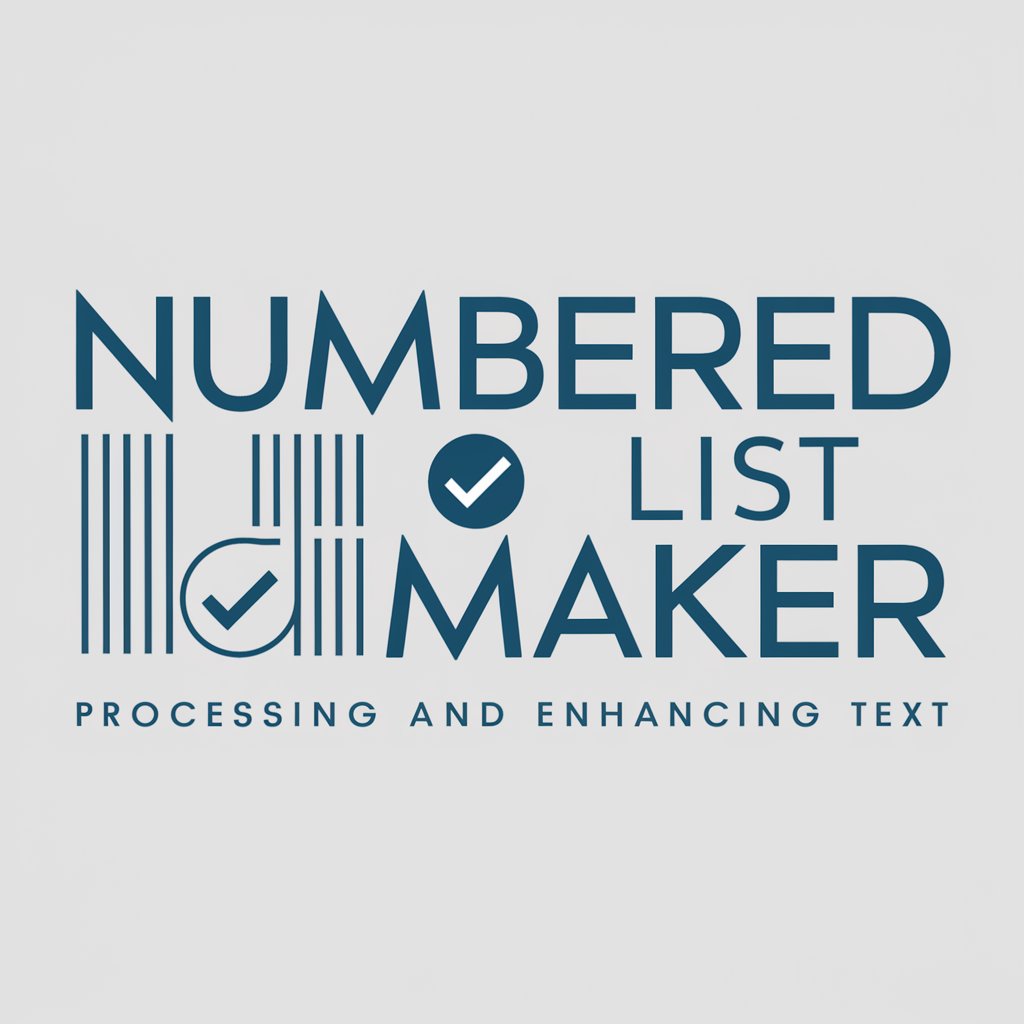 Numbered List Maker