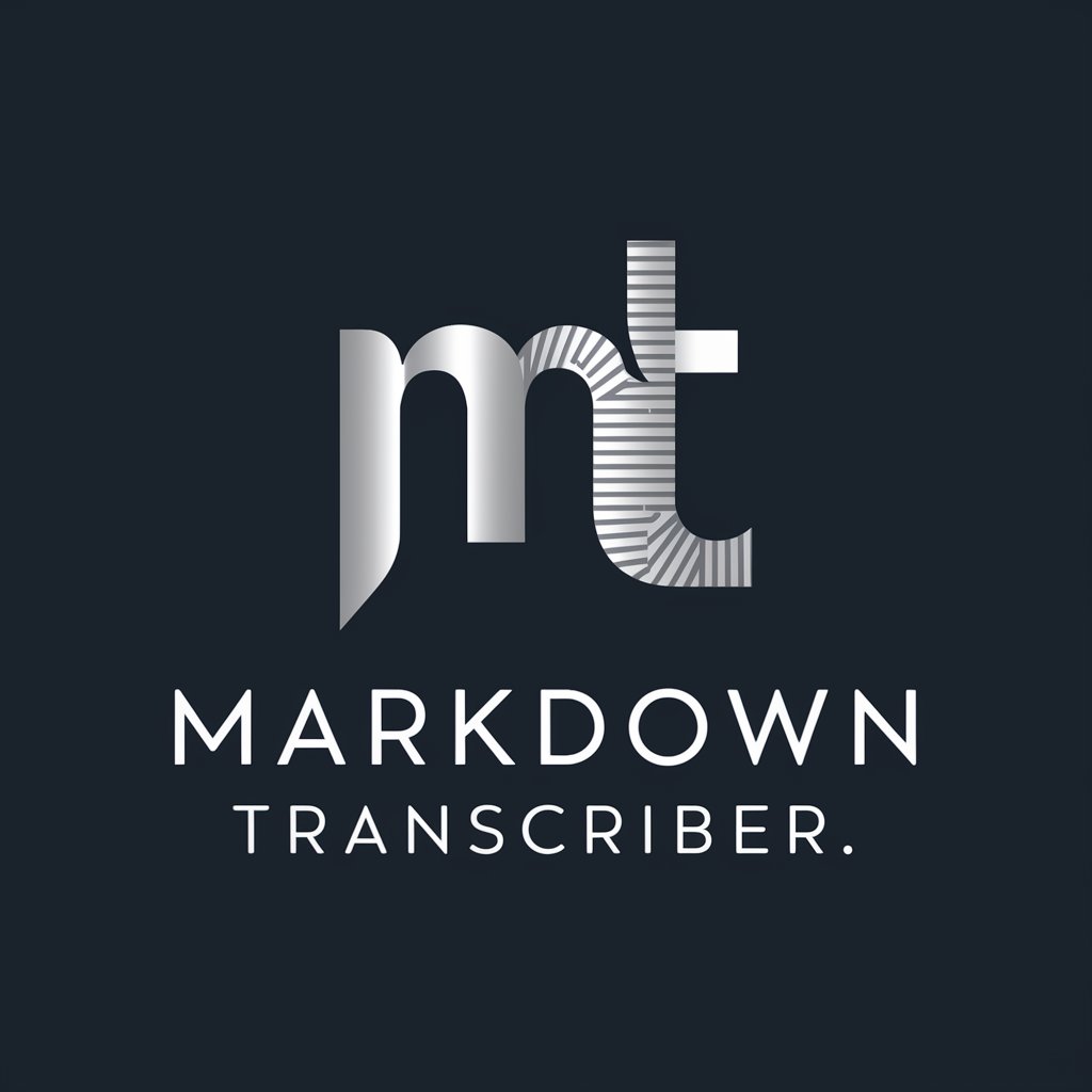 Markdown Transcriber in GPT Store