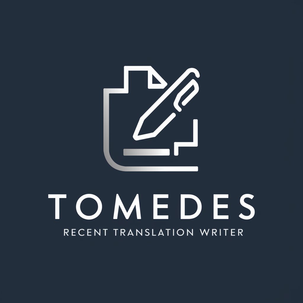 Tomedes Recent Translation Writer in GPT Store