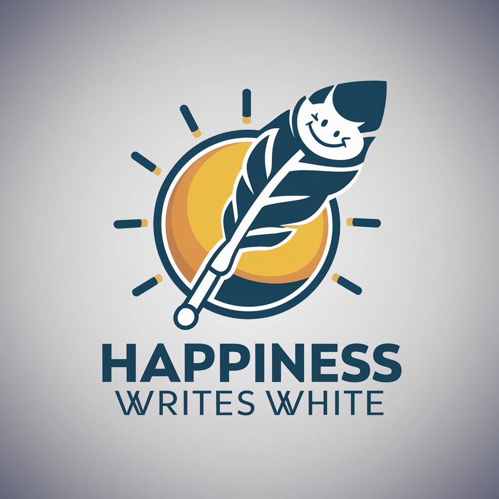 Happiness Writes White meaning?