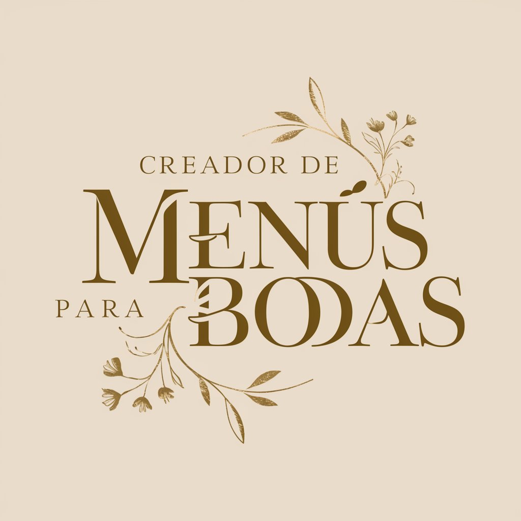 Creador de Menús para Bodas