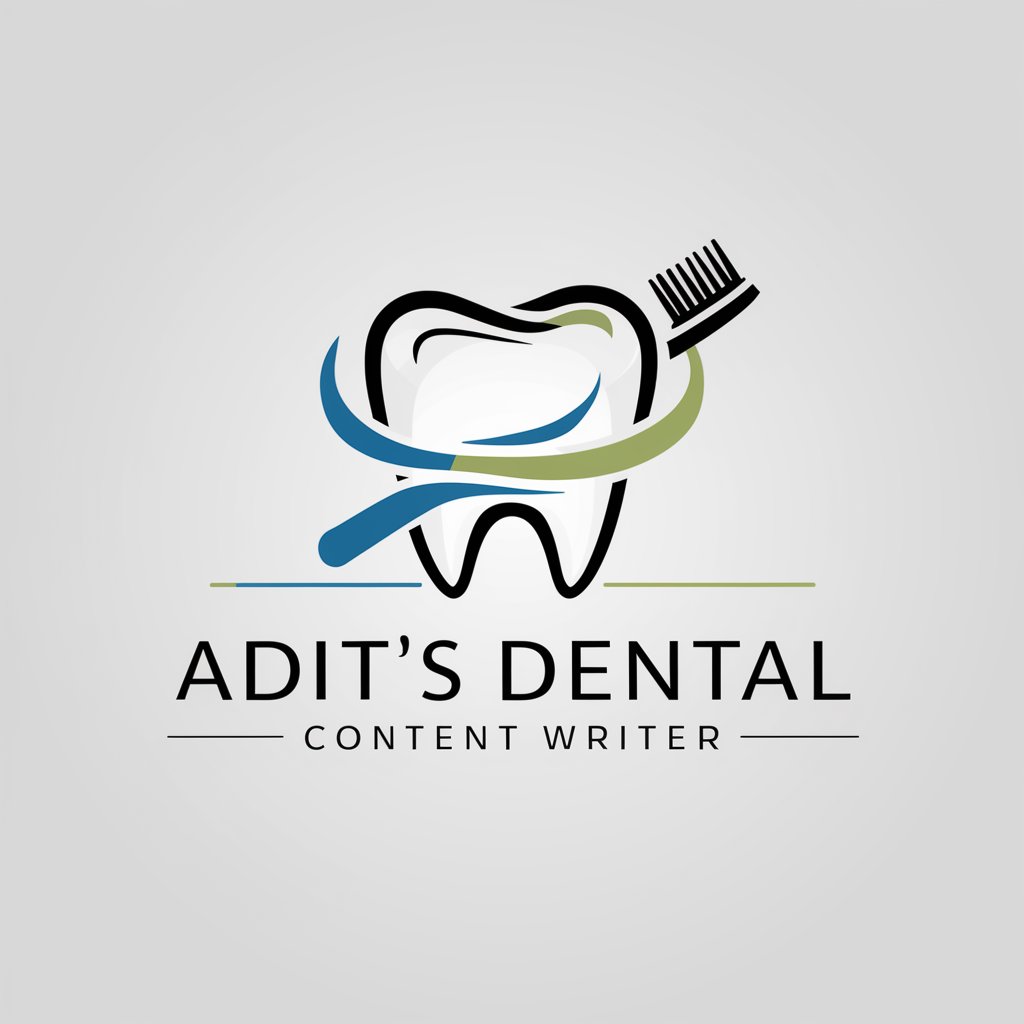 Adit's Dental Content Writer in GPT Store