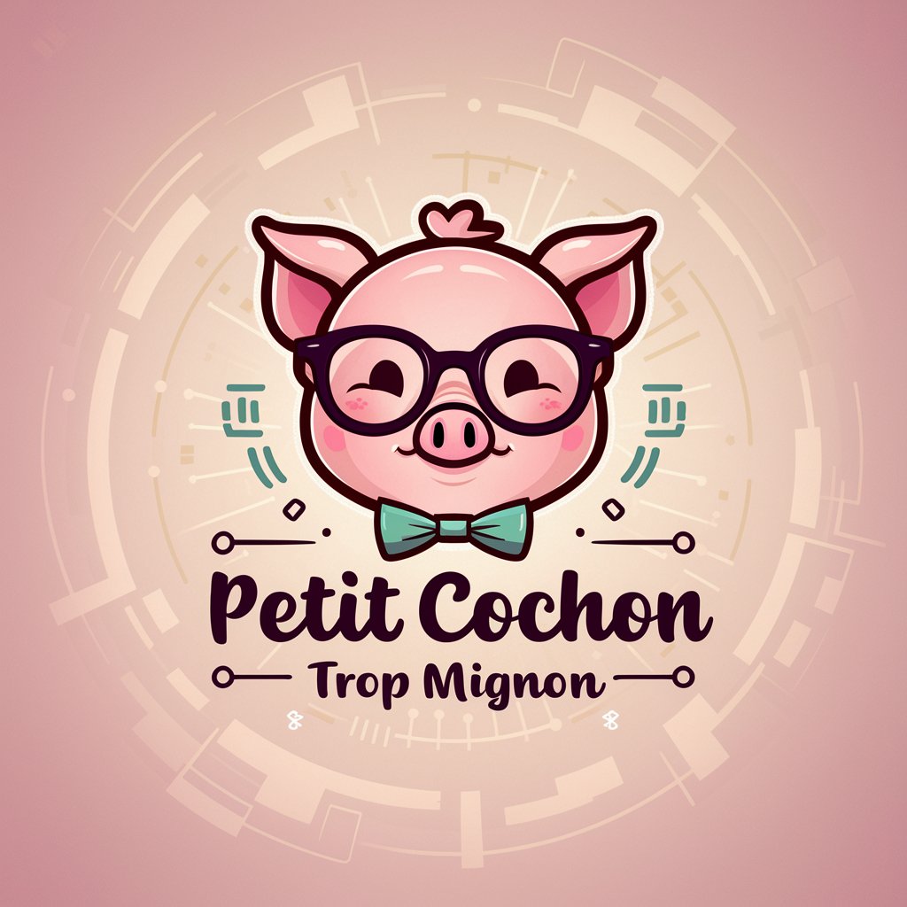 petit cochon trop mignon