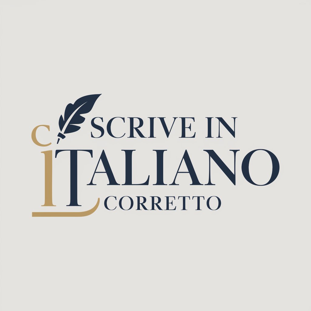 Scrive in italiano corretto