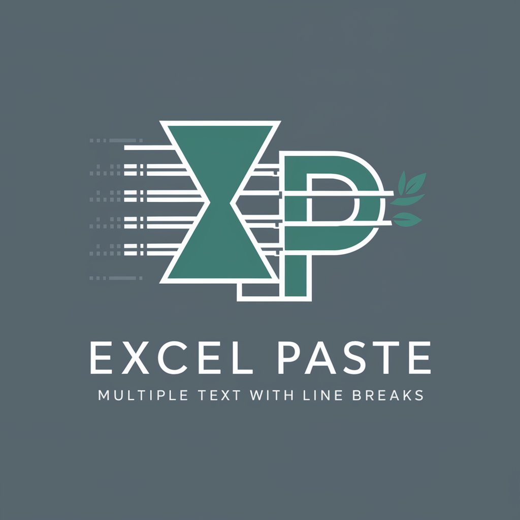 Excel Paste - Multiple text with Line Breaks in GPT Store