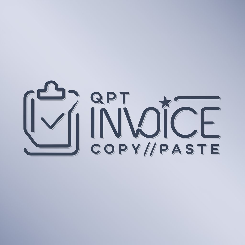 QPT INVOICE COPY/PASTE in GPT Store