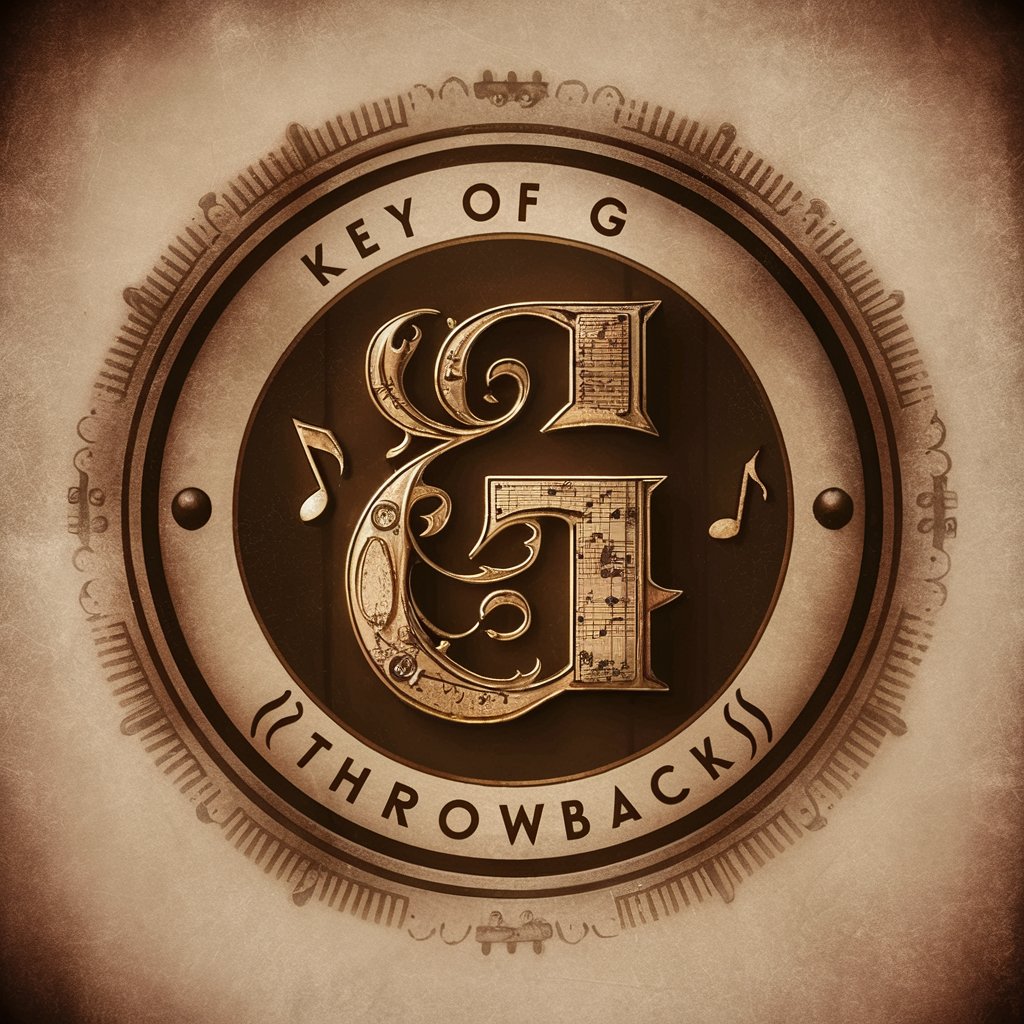 Key Of G (Throwback) meaning?