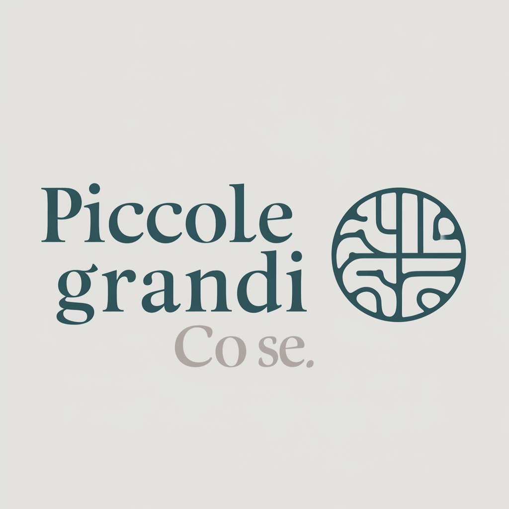 Piccole Grandi Cose meaning?