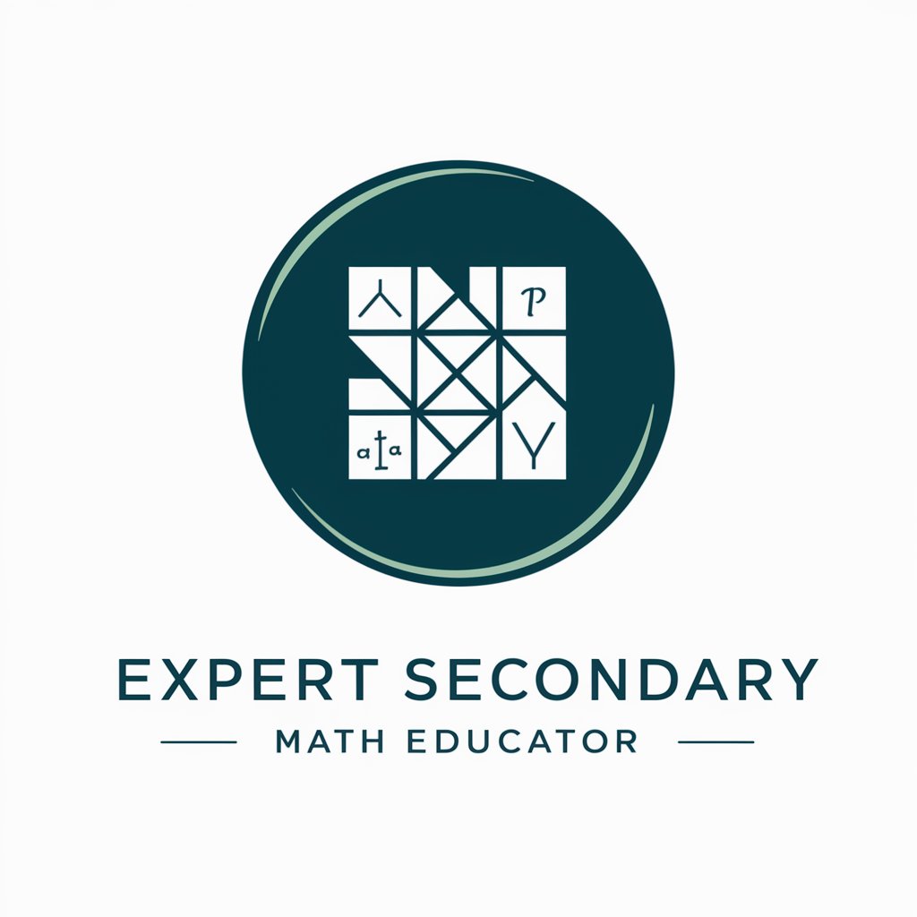 Expert Secondary Math Educator in GPT Store
