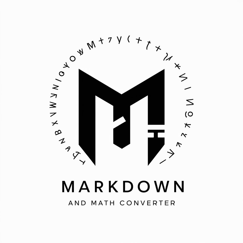 Markdown and Math Converter in GPT Store