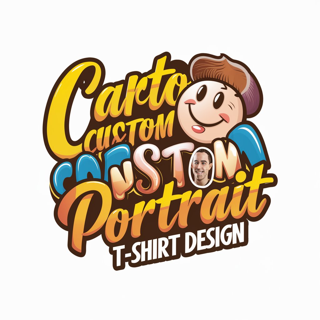 Cartoon Custom Portrait T Shirt Design in GPT Store