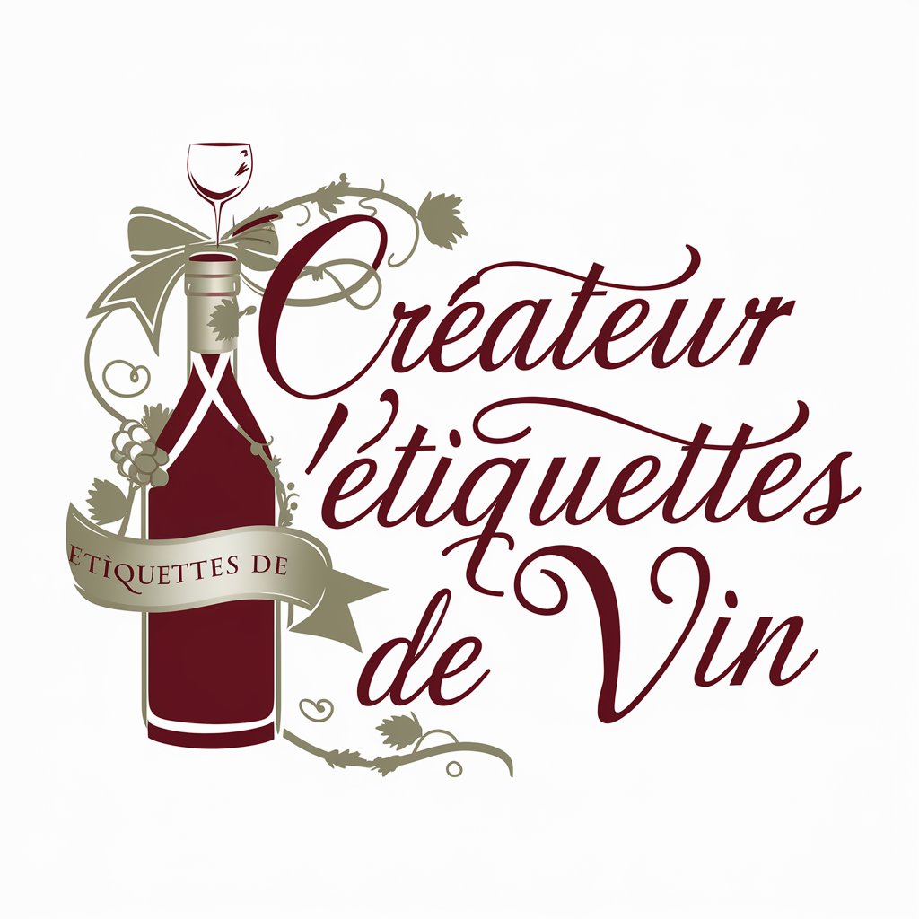 Créateur d'Étiquettes de Vin in GPT Store