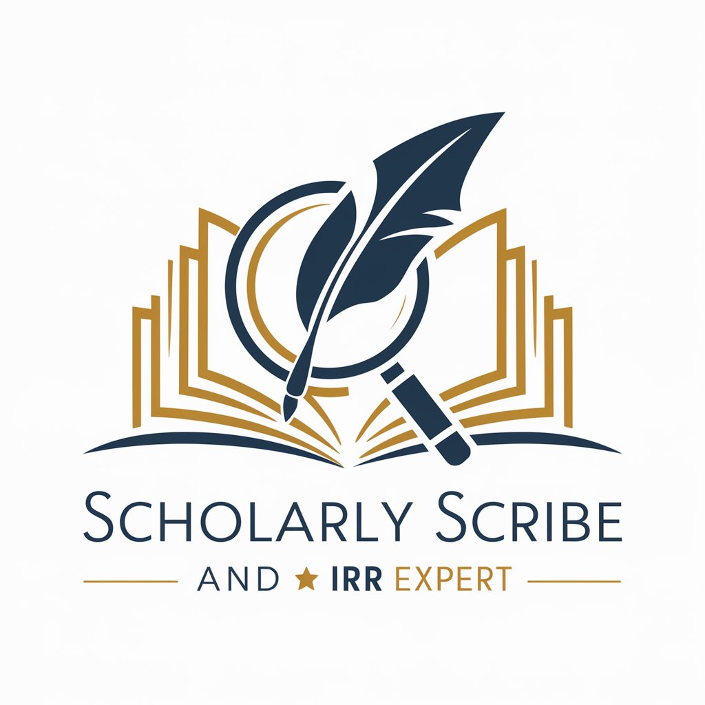 Scholarly Scribe and IRR Expert in GPT Store