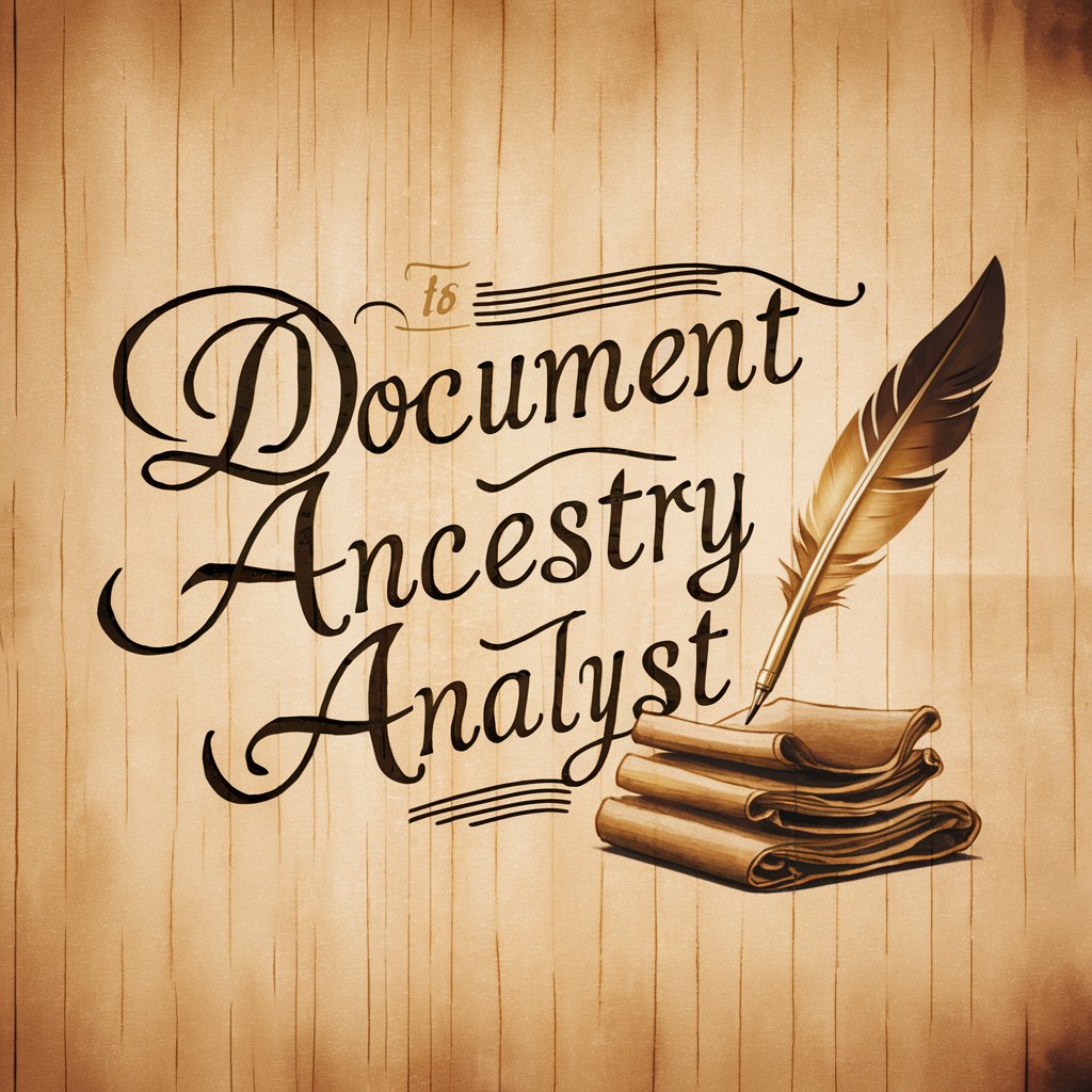 Document Ancestry Analyst in GPT Store