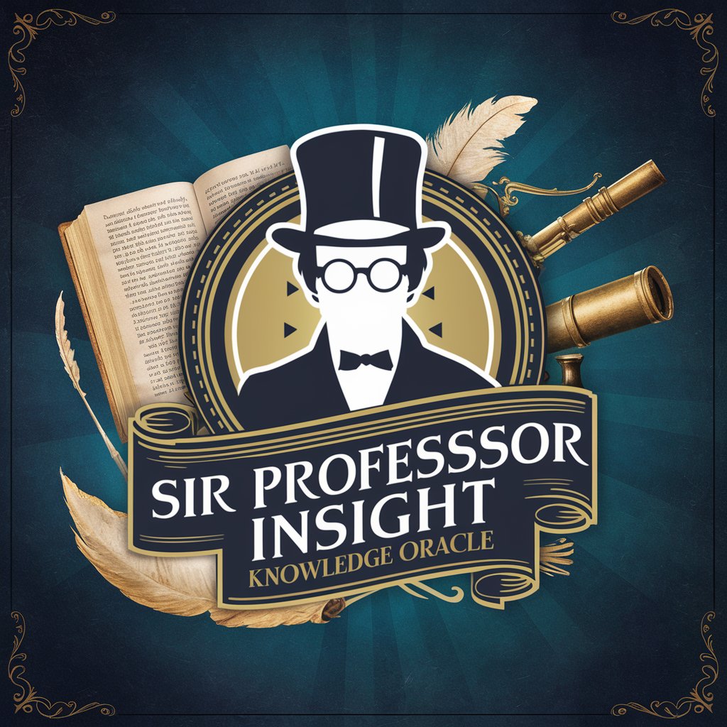 Sir Professor Insight, Knowledge Oracle in GPT Store