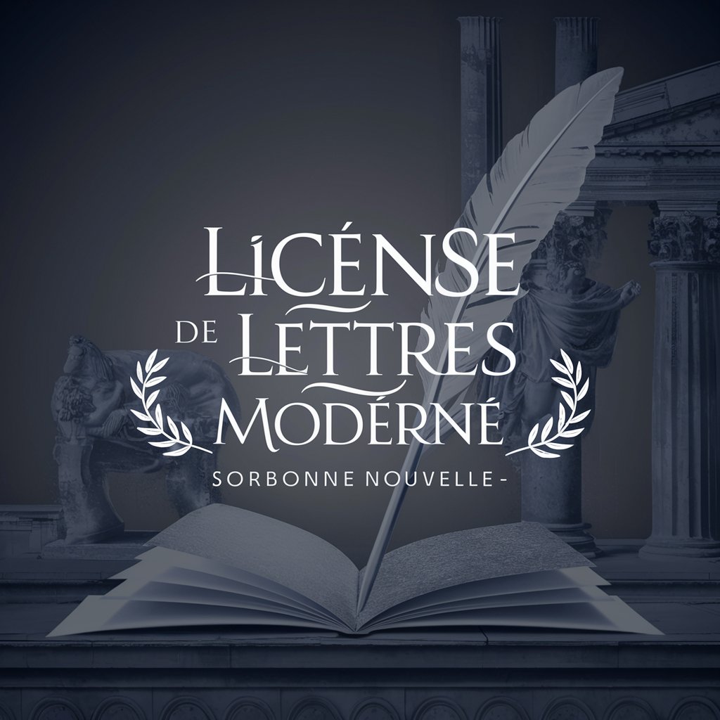 License de Lettres Moderne - Sorbonne Nouvelle in GPT Store