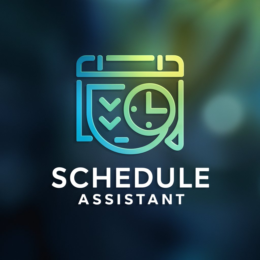 Schedule Assistant in GPT Store