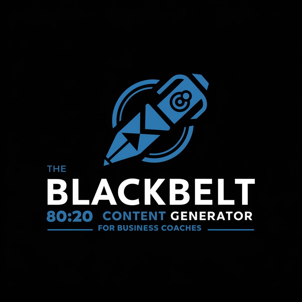 The Blackbelt 80:20 Content Generator