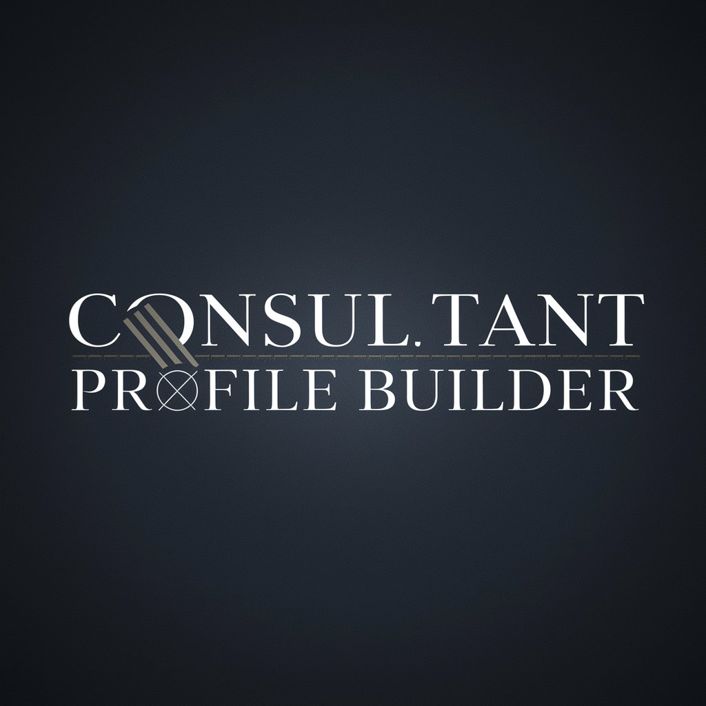 Consultant Profile Builder in GPT Store