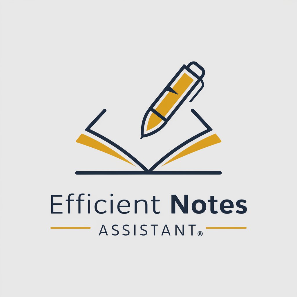 📝 Efficient Notes Assistant 📘 in GPT Store