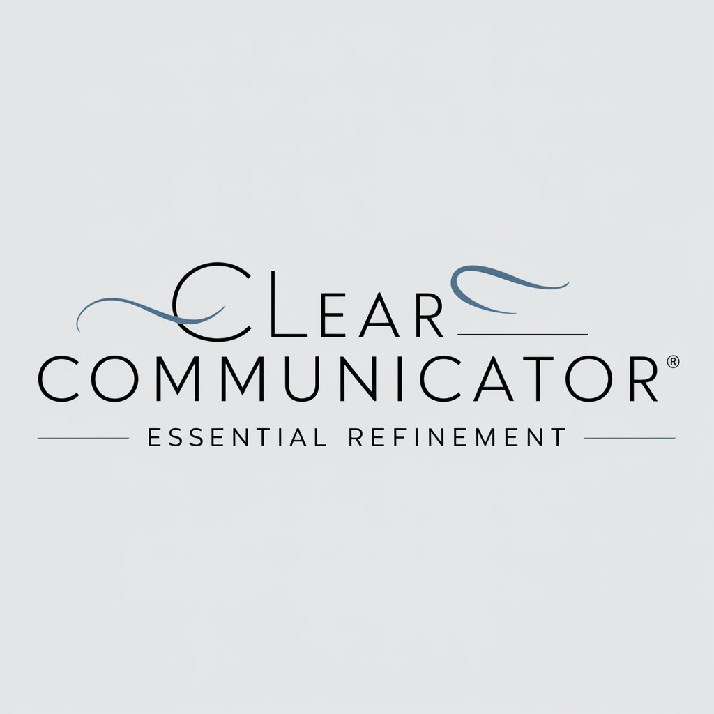 Clear Communicator - Essential Refinement in GPT Store