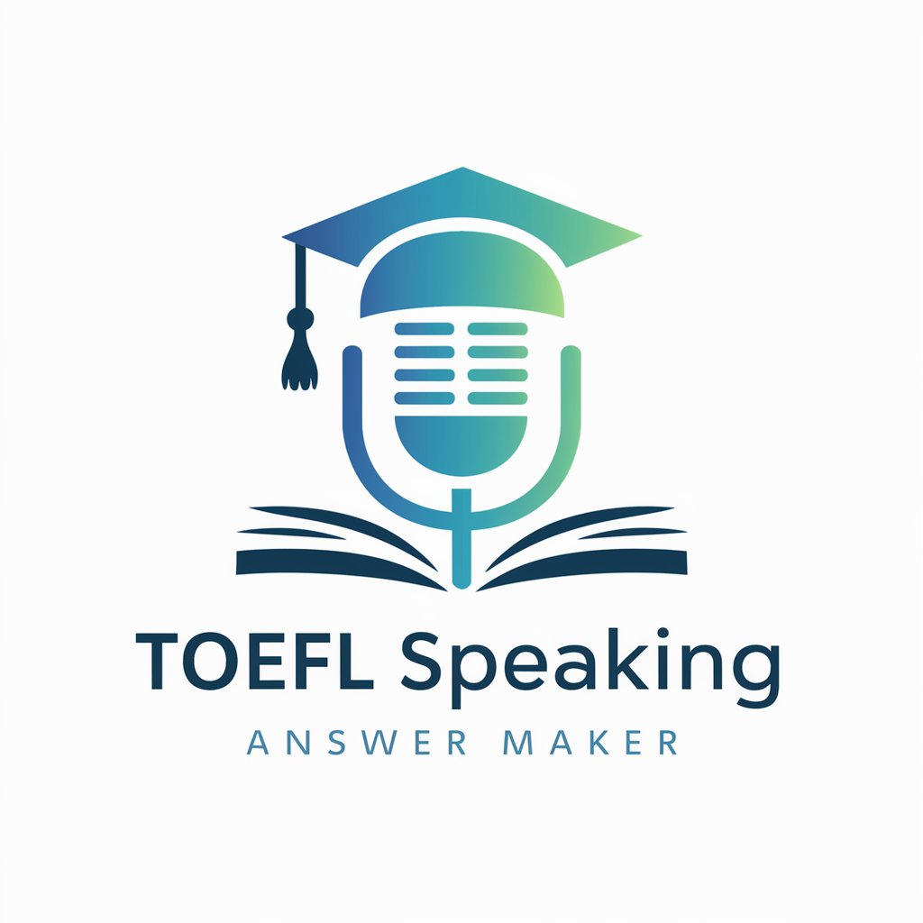 TOEFL Speaking Question 1 Sample Answer Maker in GPT Store