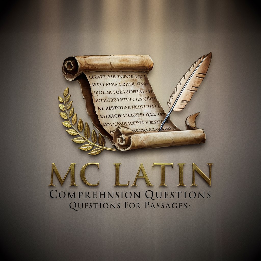 MC Latin Comprehension Questions For Passages