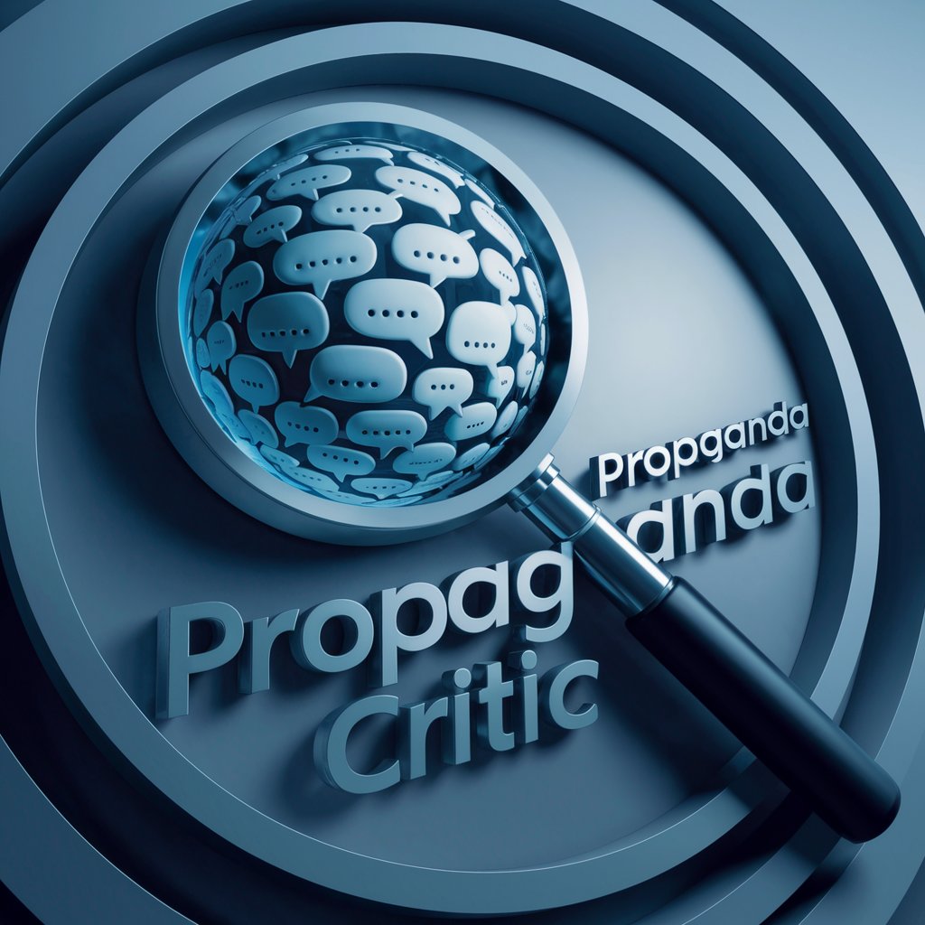 Propaganda Critic in GPT Store
