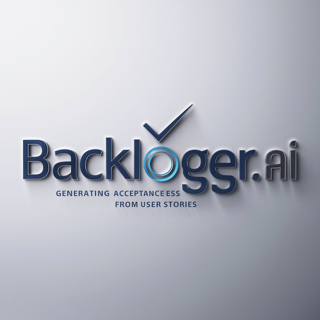 Backloger.ai - Acceptance tests from User stories in GPT Store