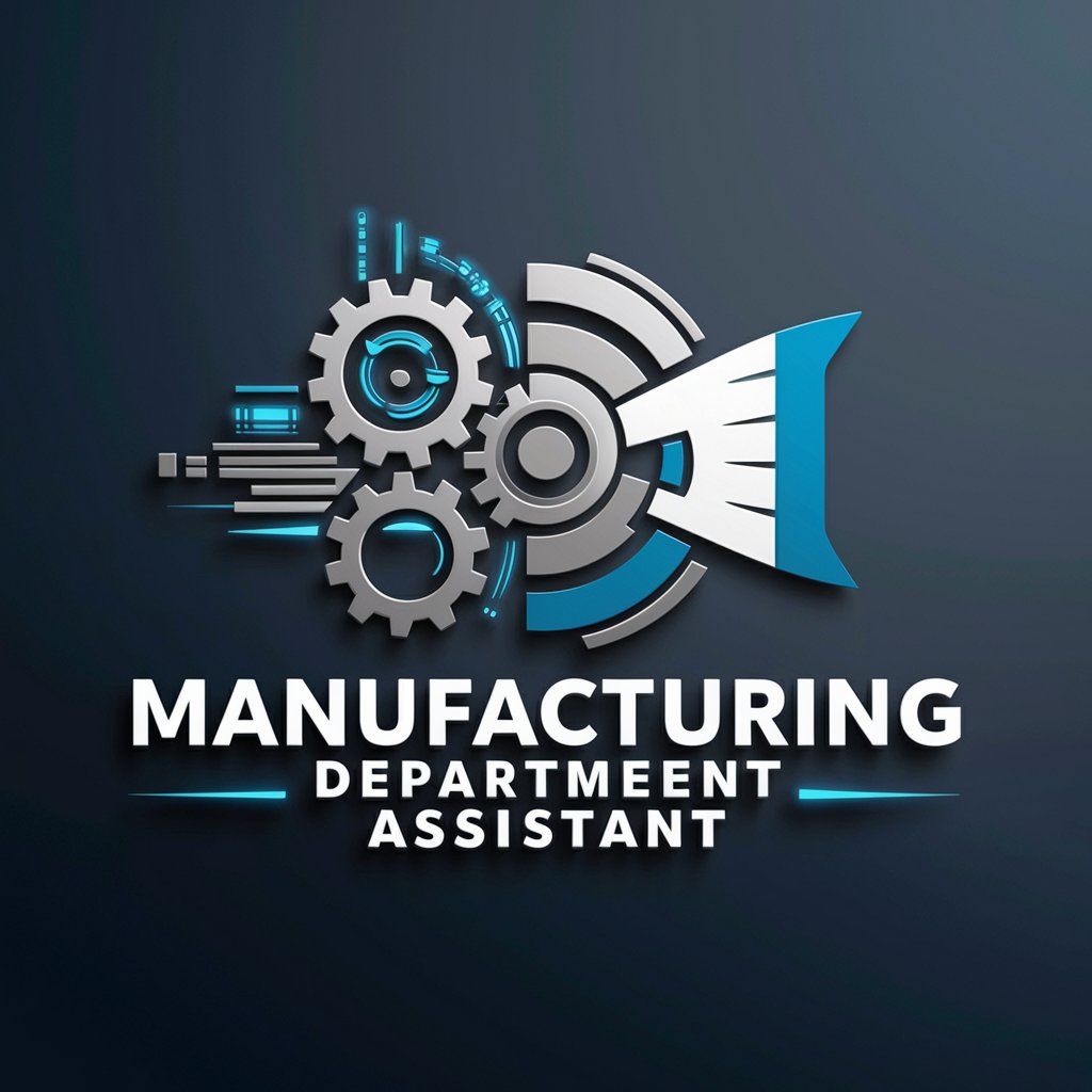 Manufacturing Department Assistant