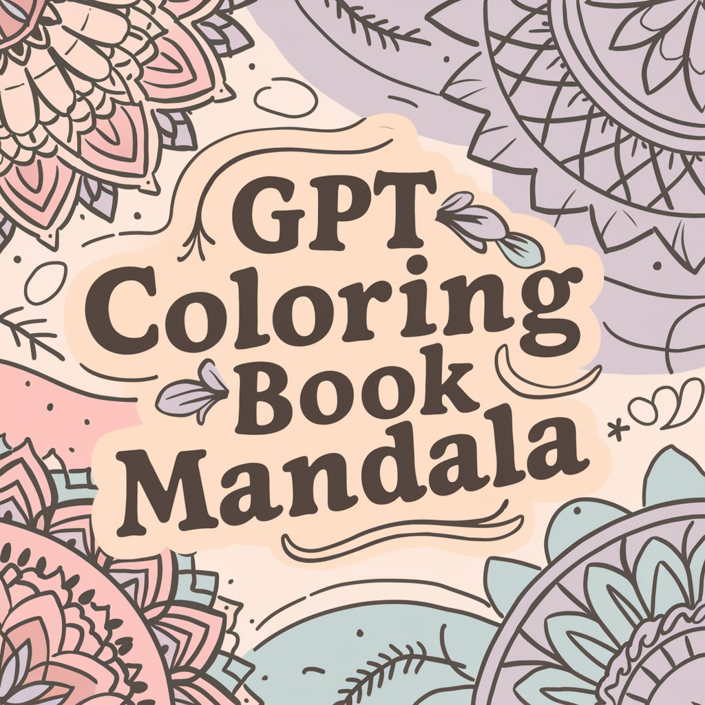 GPT Coloring Book Mandala
