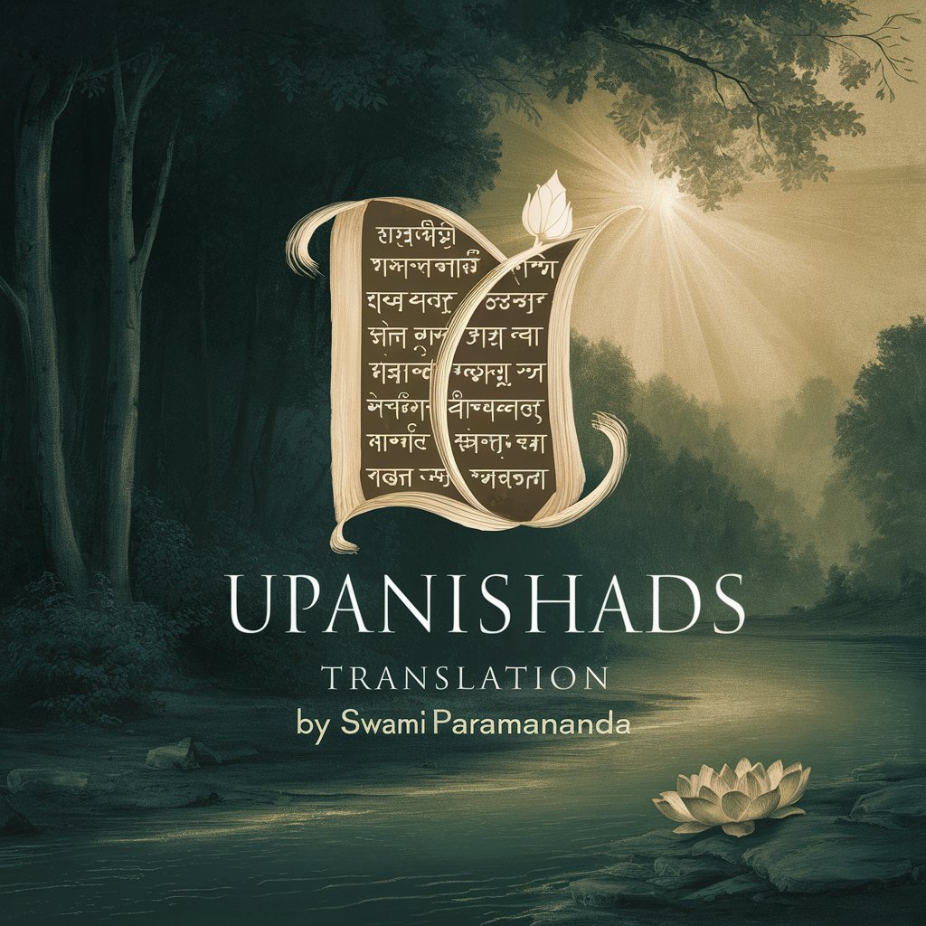 The Upanishads — Translated by Swami Paramananda in GPT Store