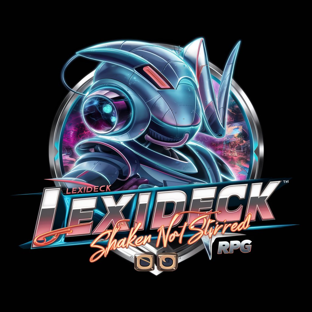 Lexideck Shaken Not Stirred RPG in GPT Store