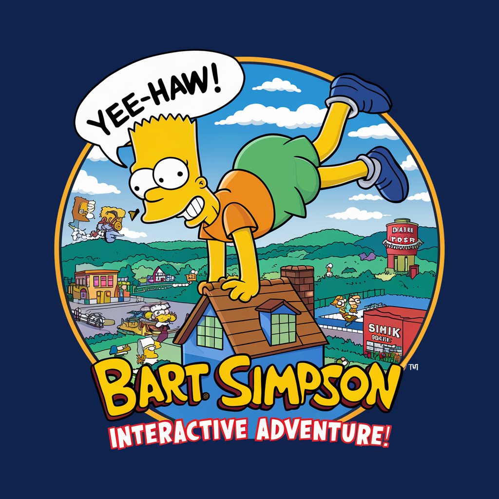 Bart Simpson interactive adventure in GPT Store