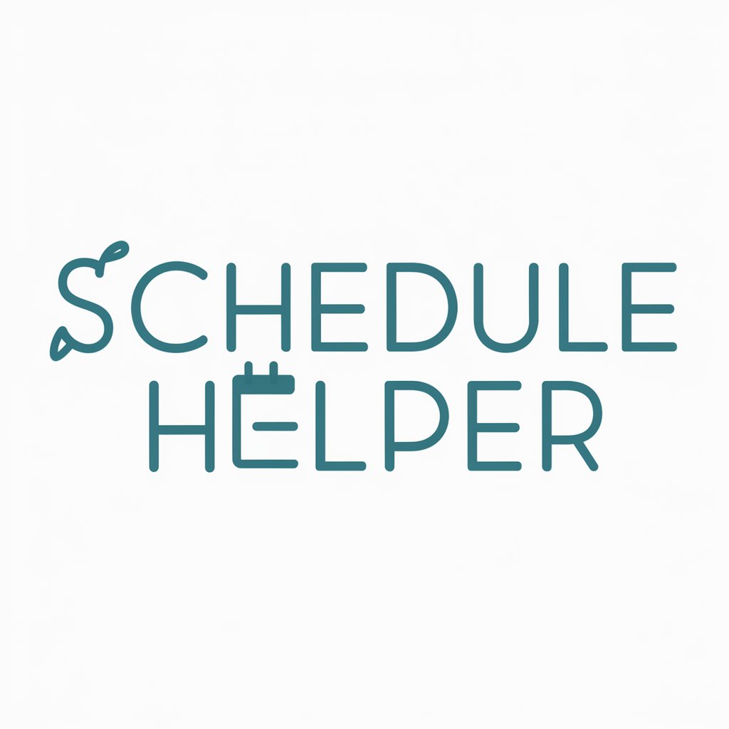 Schedule Helper in GPT Store