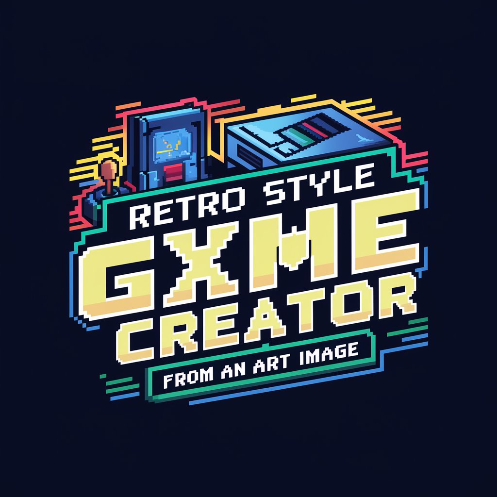 Retro Style Game Creator From An Art Image