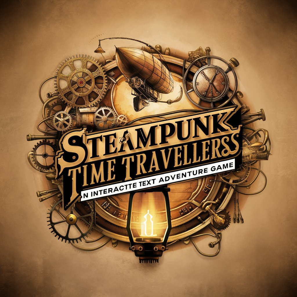 Steampunk Time Travellers, a text adventure game in GPT Store