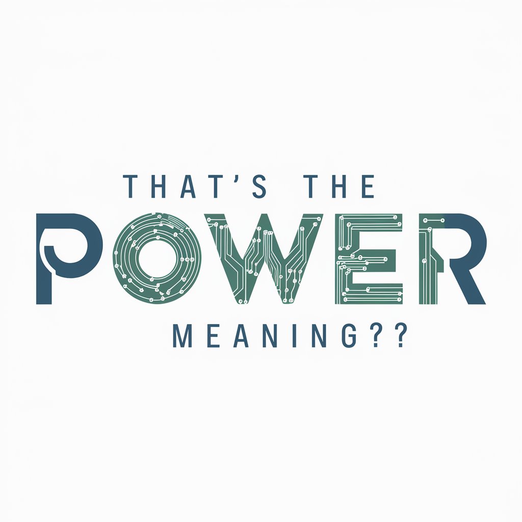 That's The Power meaning?