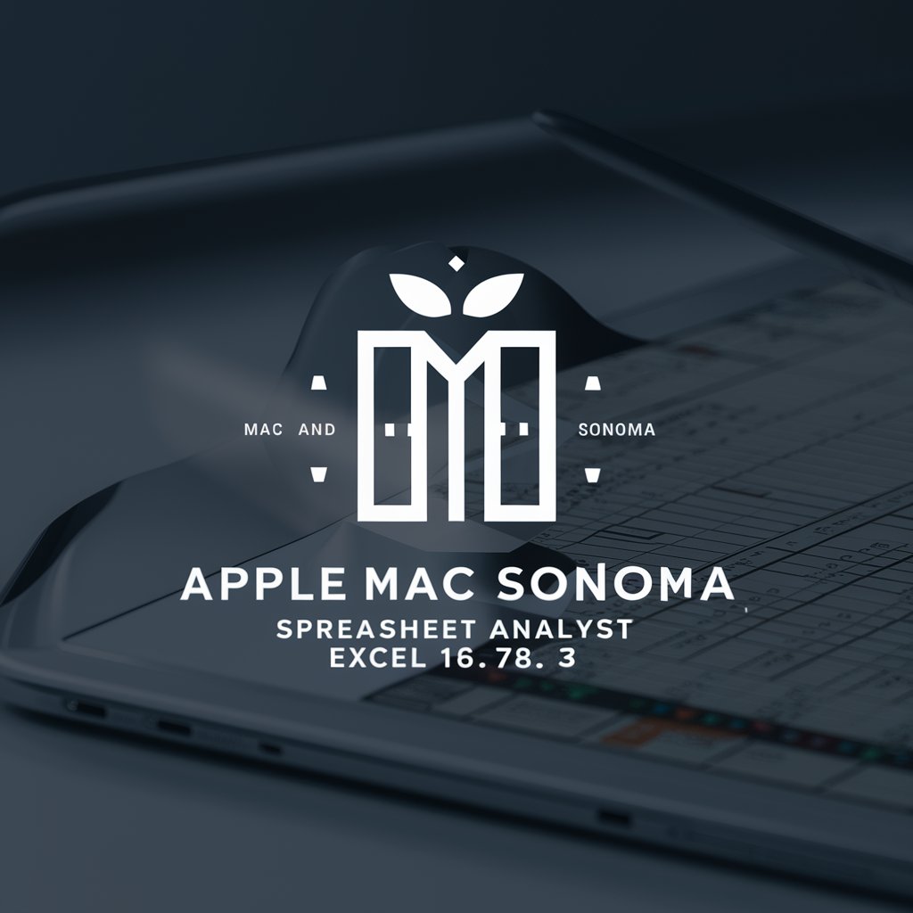 Apple Mac Sonoma Spreadsheet Analyst Excel 16.78.3 in GPT Store
